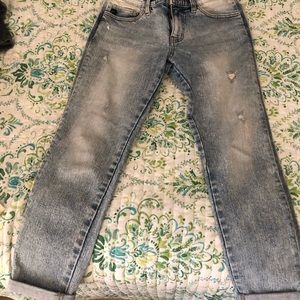 Kancan boyfriend distressed jeans midrise size 24/1